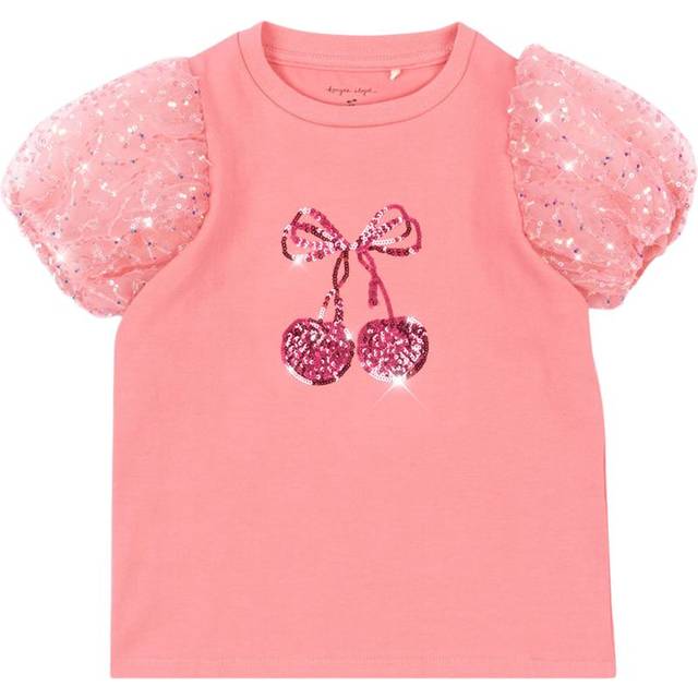 Konges Sløjd Ballerina Tee Strawberry Ice | Rosa | 2 years