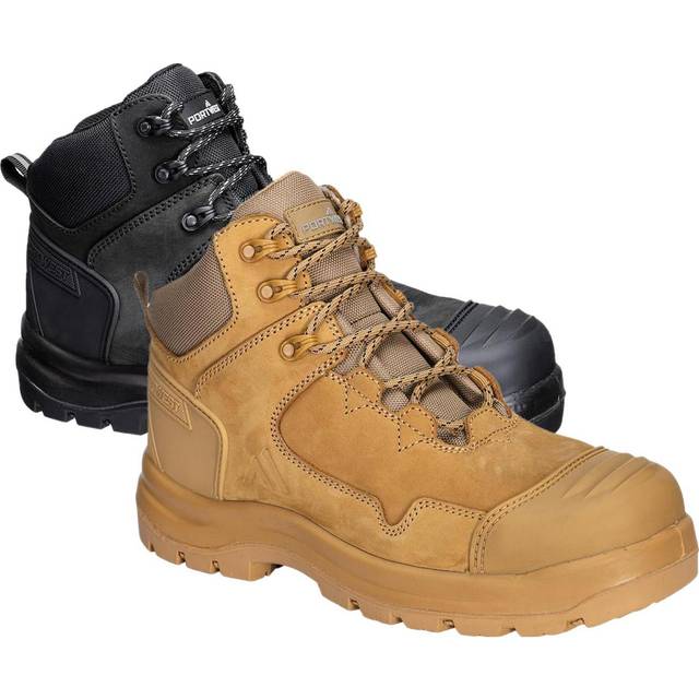 Portwest FD04 Apex Composite Mid Boot S3S HRO SR FO Black UK15 Colour: