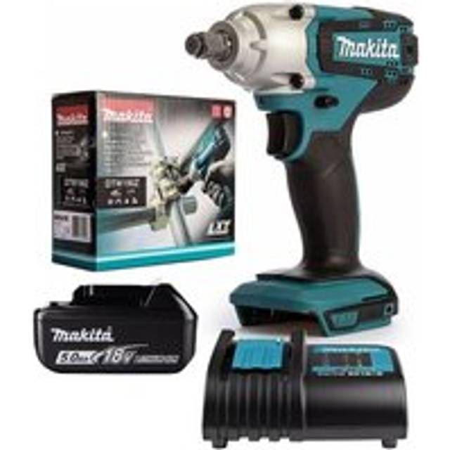 Makita DTW190Z 18v Cordless LXT 1/2"" Impact Wrench Scaffolding Tool +5Ah Battery