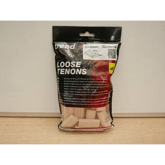 Trend Beechwood Loose Tenons 10 x 50mm (50 Pack)