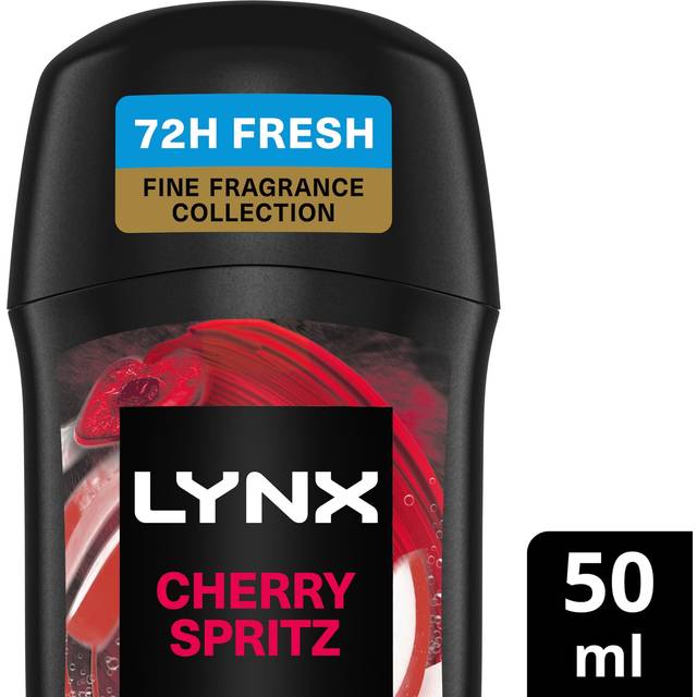 Lynx Cherry Spritz 72H Fine Fragrance Deodorant Stick 50ml