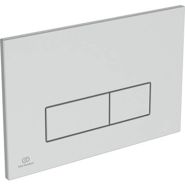 Ideal Standard Oleas M2 Mechanical Dual Flushplate, Brushed Chrome