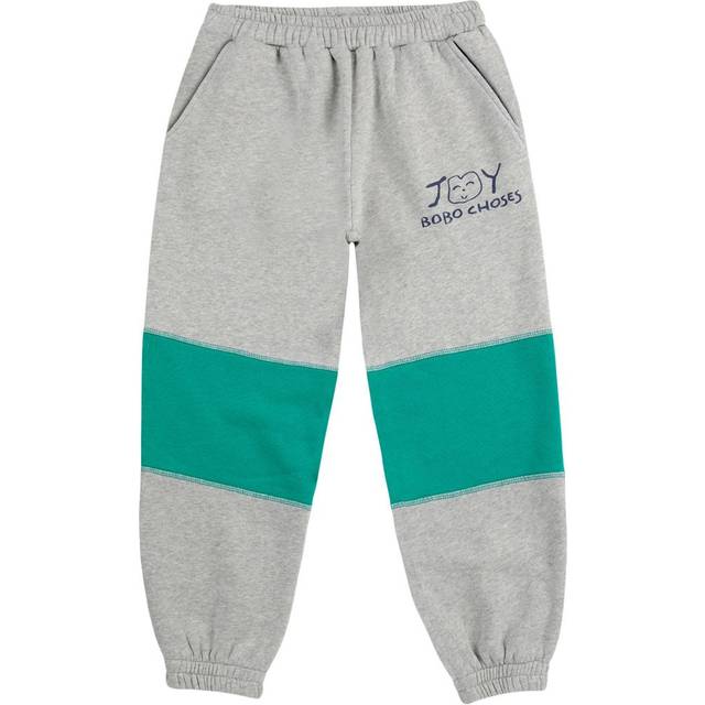 Bobo Choses Joy Color Block Joggingbyxor Heather Grey 4-5 Y  Grå  4-5 år  man