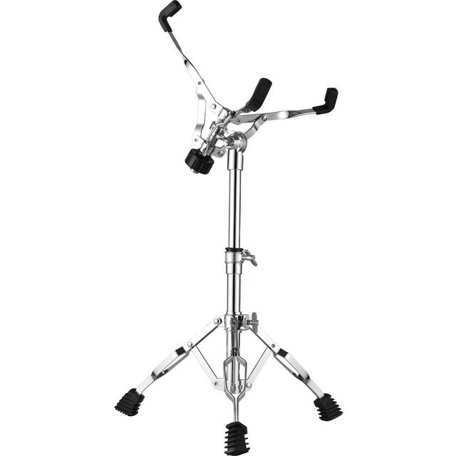 Snare Drum Stand Foldable Detachable Bracket 22mm Pipe Diameter Adjustable Height Tripod Snare silver