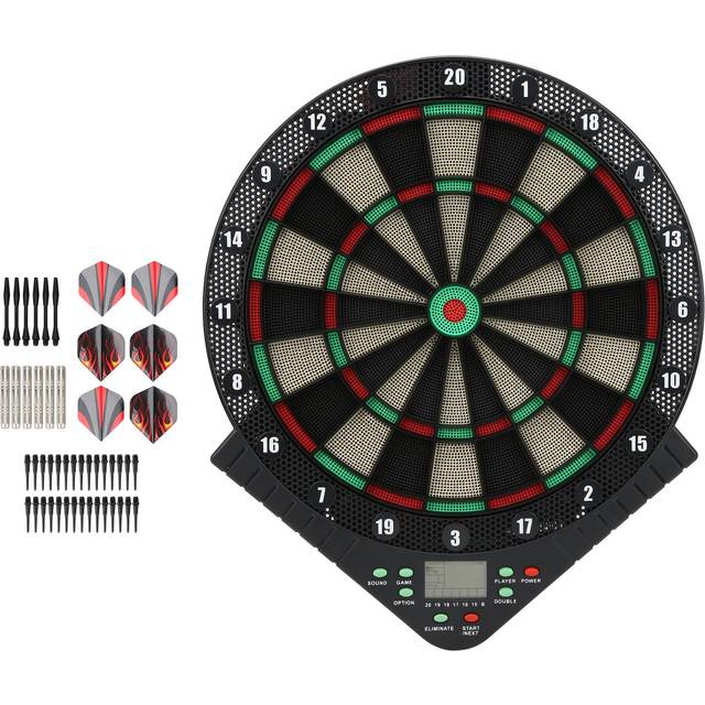 Electronic Dart Board Score Dart Plate Durable Plastic Dart Target Set Game Accessory