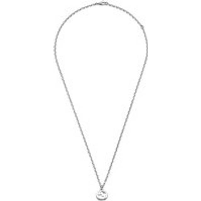 Gucci Interlocking Sterling Silver Necklace