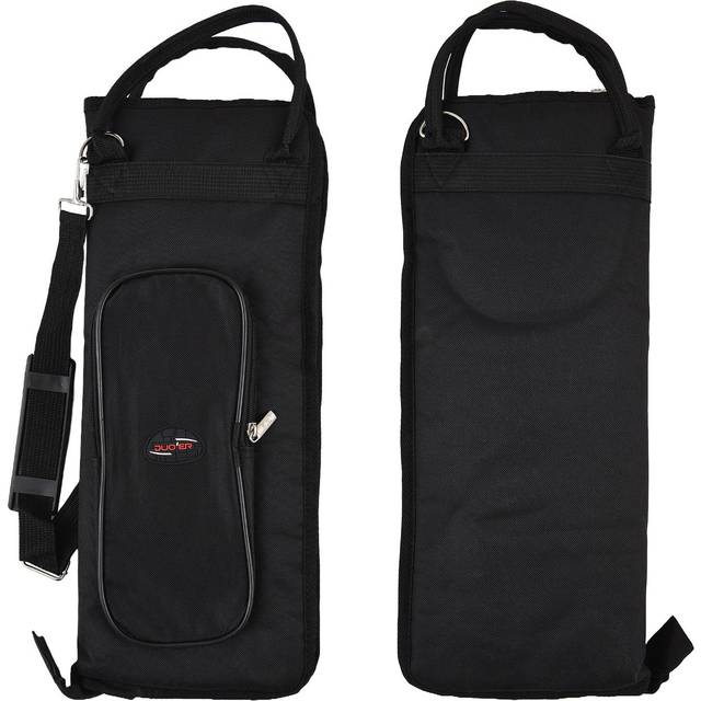 Drum Stick Bag Drumsticks Mallet Case Oxford Fabric with Crossbody Shoulder Strap Wear-resistant black