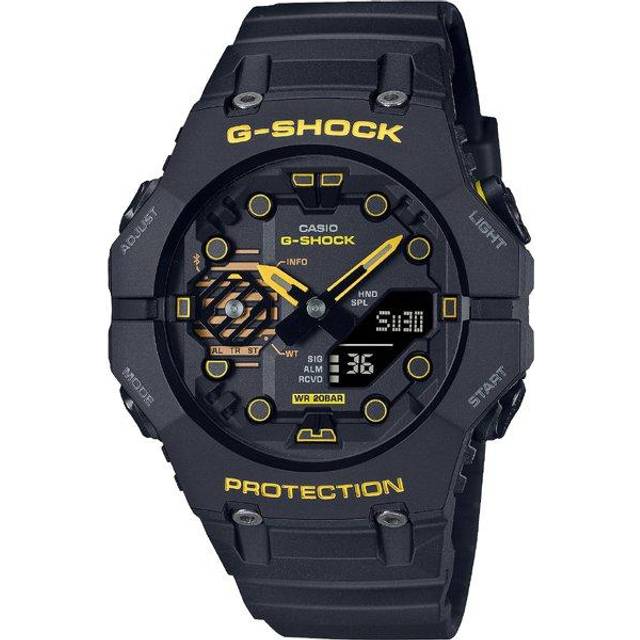 CASIO Men's G-SHOCK GA-B001CY-1AJF [G-SHOCK Caution Yellow Series] Round Watch Black Carbon *Resin