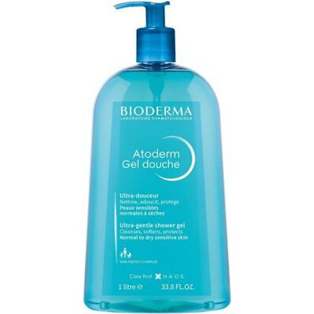 Bioderma atoderm shower gel body wash for normal dry sensitive skin gentle cle