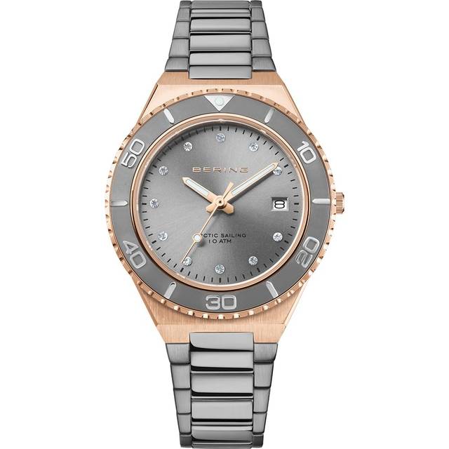 Arctic Sailing Mini Watch Gray [Bering] 18936-769 rose gold