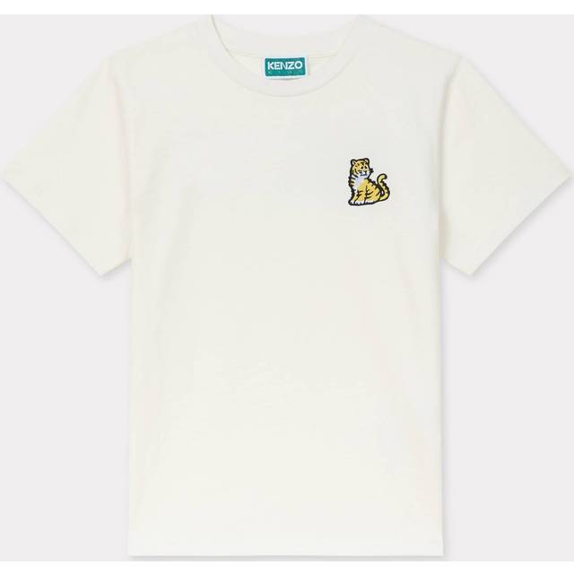 White T-shirt With Printed Logo - 3 Y