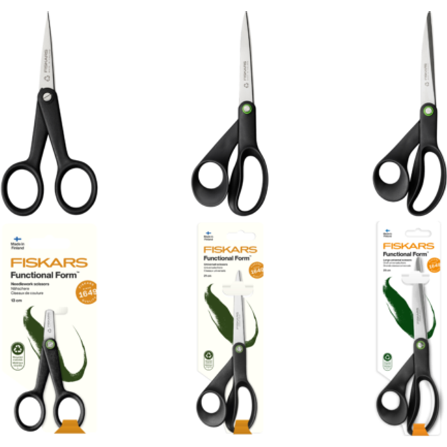 Fiskars Functional Form ReNew Hobby Scissors, 13cm
