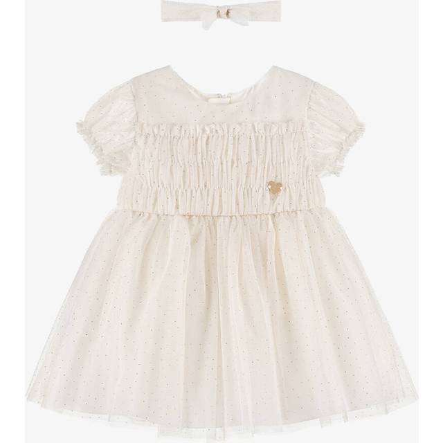 Mayoral Girls Ivory Tulle Dress Set - 18 month