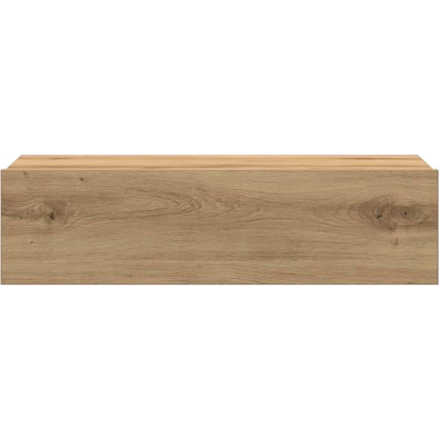 Union Rustic Bedside Cabinet Artisan Oak 60X35 Cm Engineered Wood Artisan Oak 15.5cm H X 60cm W X 35cm D