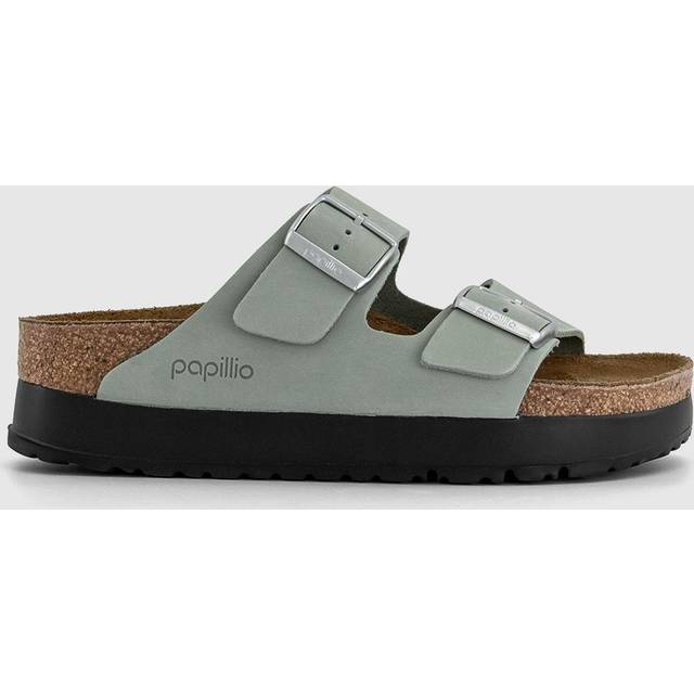 Birkenstock Arizona Flex Platform Lenb Pure Sage Dam Stl. 36 - Platta Sandaler Från Magasin (36)
