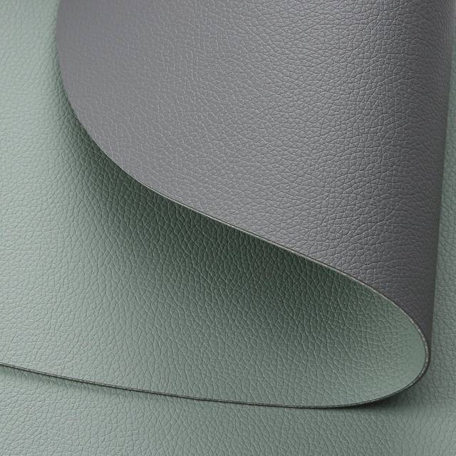 Polyurethane Placemat - Grey Sage Green (40.5cm W X 33cm L X 0.1cm D)