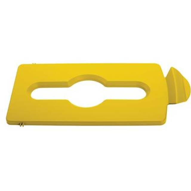 Rubbermaid Slim Jim Recycling Station Mixed Recycling Lid Yellow