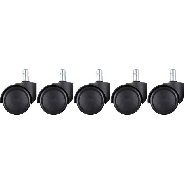 5PCS Office Chair Wheels Set Plastic Universal Caster Wheel Replacement for Home Furniture Kitchen