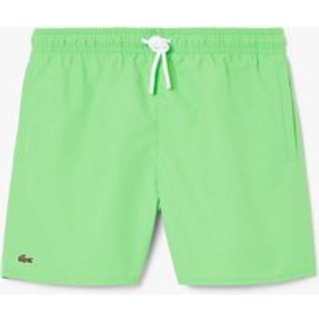 Lacoste Boys Green Crocodile Swim Shorts - 6 year