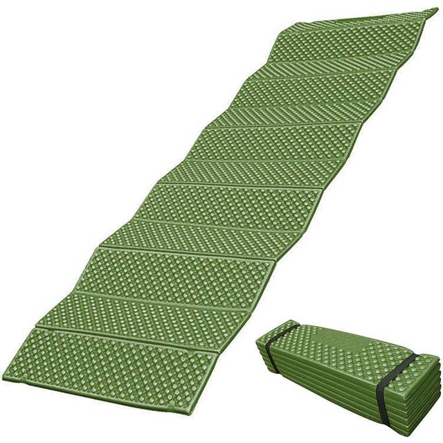 Camping Mat Ultralight Foam Camping Mat Seat Folding Beach Mat Picnic Mat Sleeping Pad Outdoor Mattress blue