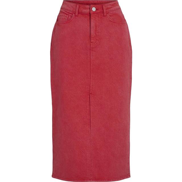 Denim Midi Skirt