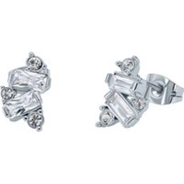 Ted Baker Silver Clarice Crystal Cluster Studs - Silver
