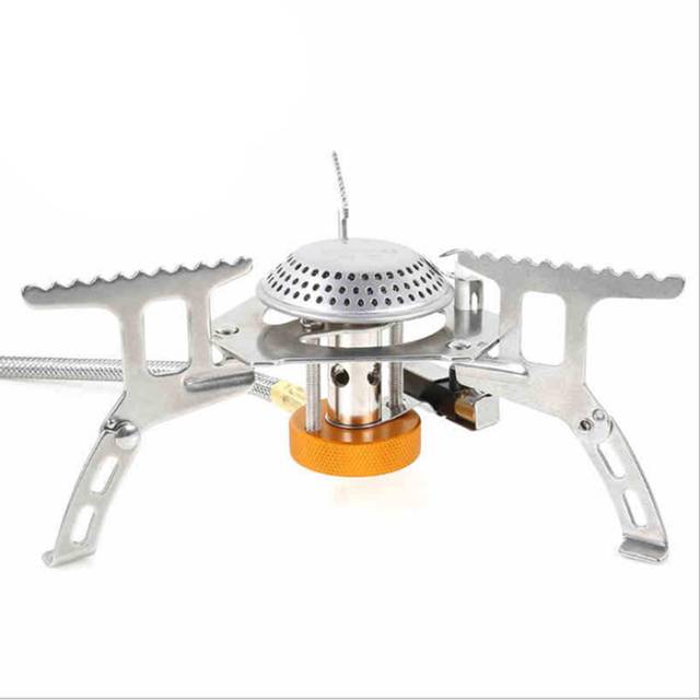 Split Gas Stove Portable Camping Stove Electron Ignition Outdoor Picnicking Camping Equipment