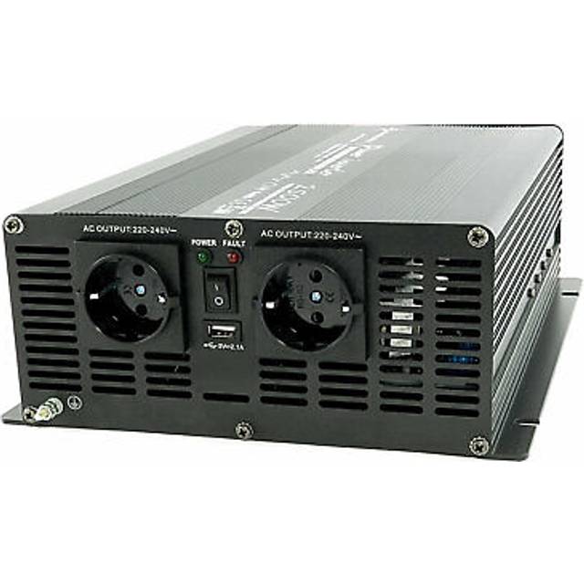 Voltage converter 12v to 230v 2500 5000 watt inverter power usb sealed