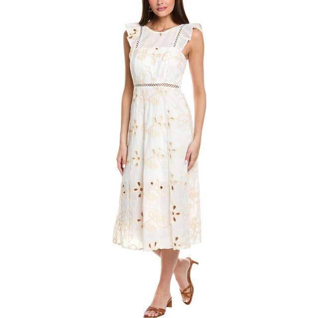 Sam Edelman Rope Embroidered Midi Dress