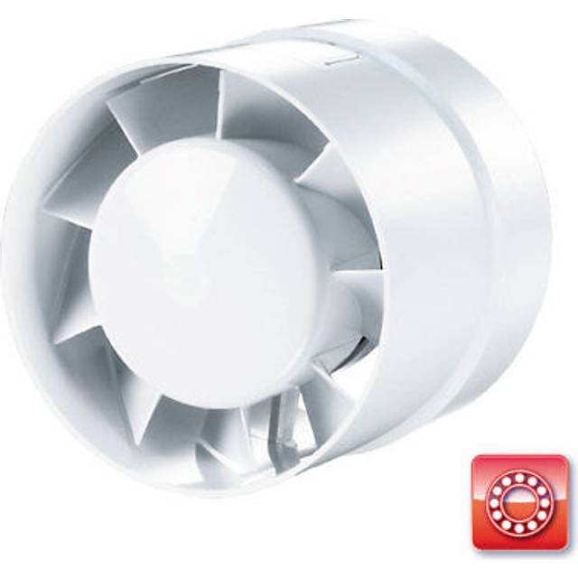 Inline fan Vents 100 vko l up to 105 m³/h