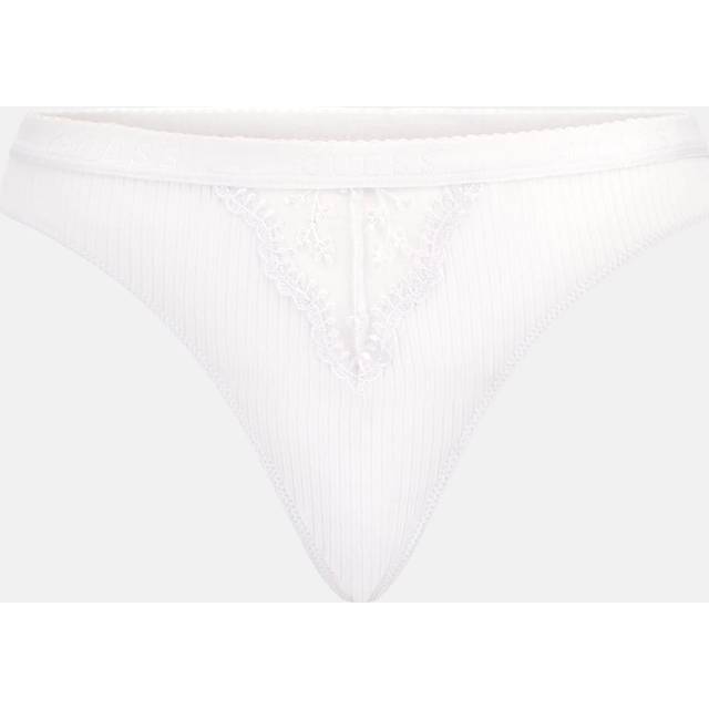 Guess Livia Satin Thong - White - M