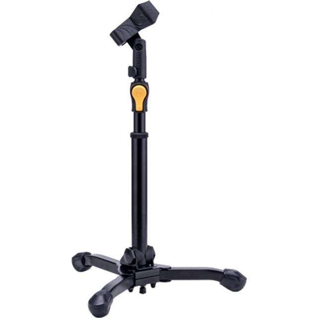 Hercules MS300BPLUS Low Profile EZ Grip Microphone Stand with Tripod Base