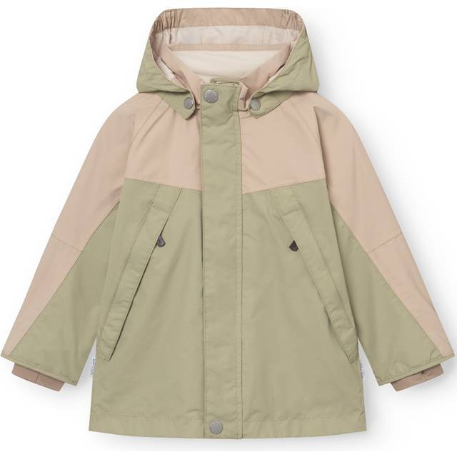 MATVALON Mid-Season Waterproof Jacket for Boys, MINI A TURE green