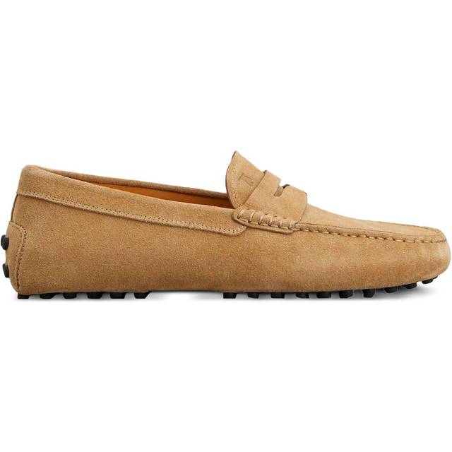 Tod's - Gommino loafers - men - Calf Suede/Calf Leather/Rubber - 6 - Neutrals