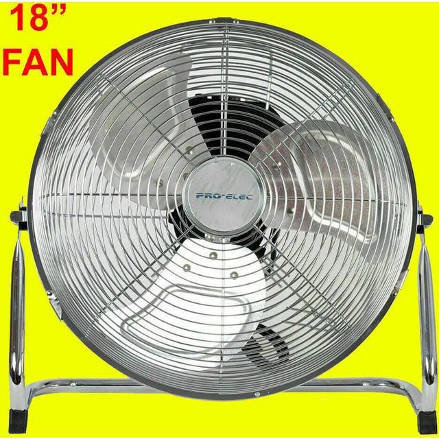 Electrical 18" Chrome 3 Speed Free Standing Fan