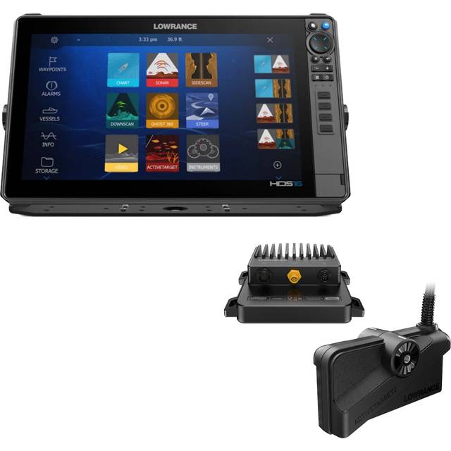 Lowrance HDS PRO 16 utan ekolodsgivare + ActiveTarget 2 Live Sonar Paketdeal