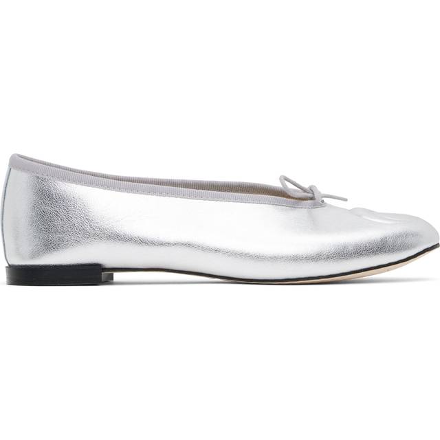 Marine Serre Silver Repetto Edition Lilouh Soft Nappa Ballerina Flats - MT10 SILVER - IT 39