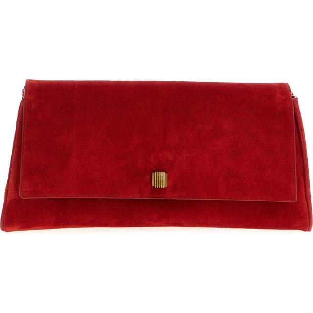 Womens Khaite Audrey Suede Clutch Bag