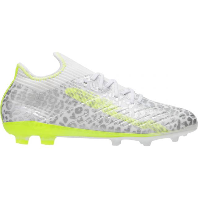 Kids' Lace-up Football Boots Clr Fg Jaguar Boost - White