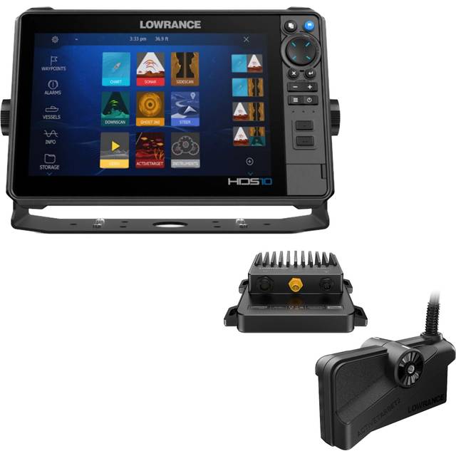 Lowrance HDS PRO 10 utan ekolodsgivare + ActiveTarget 2 Live Sonar Paketdeal