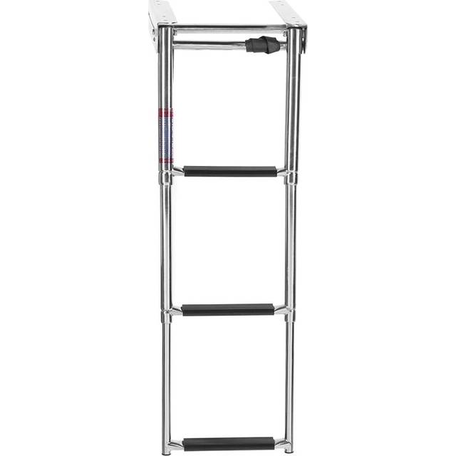 3 Step Universal Under Platform Slide Mount Boat Boarding Ladder Stainless Steel Telescopic Boat