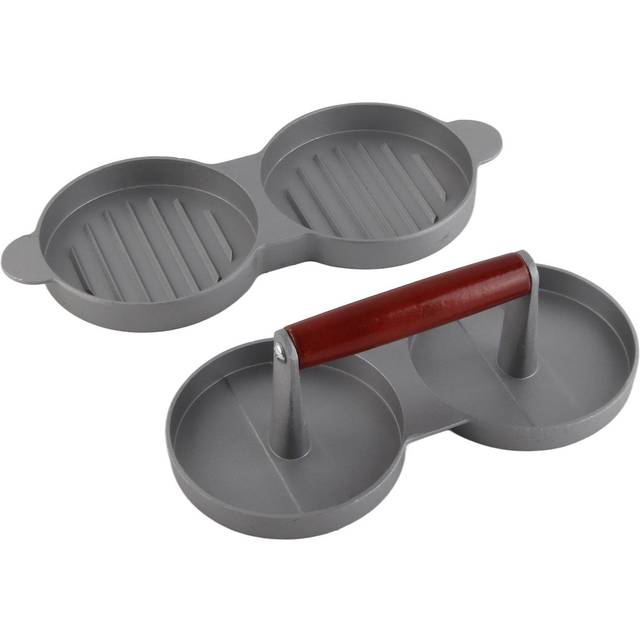 Aluminum Alloy NOn Stick Double Burger Press Mold Hamburger Meat Beef Kitchen Tools
