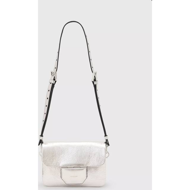 AllSaints Jupiter Crossbody, Silver, Women - Ilver