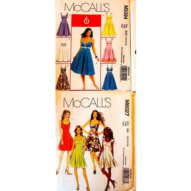 McCall's Patterns M5094 Misses' Dresses  Size AAX (4-6-8-10)