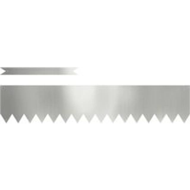 vidaXL Lawn Edgings 10 pcs Silver 100 x 0.5 x 20 cm Galvanised steel