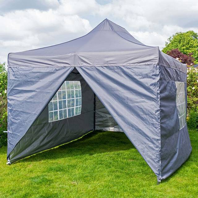 Jack Stonehouse 3 x 3m Dark Grey Pop Up Gazebo