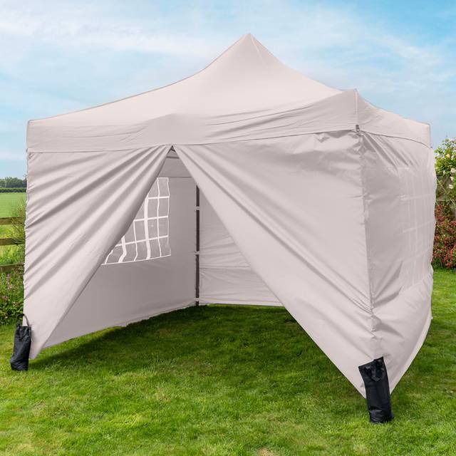 Jack Stonehouse 3 x 3m Beige Pop Up Gazebo - Cream