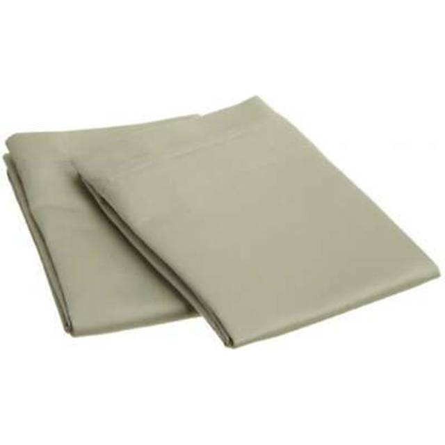 Egyptian Cotton 1000 Thread Count Solid Pillowcase Set  King-Sage