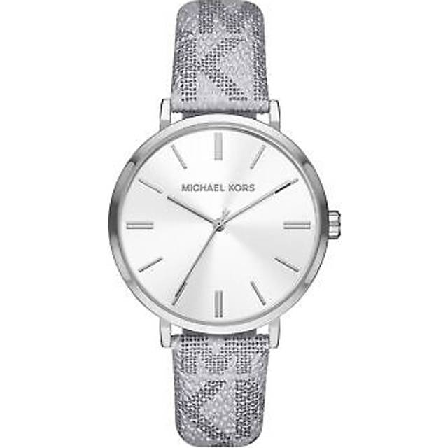 Womens wristwatch michael kors addyson mk2951 leather gray