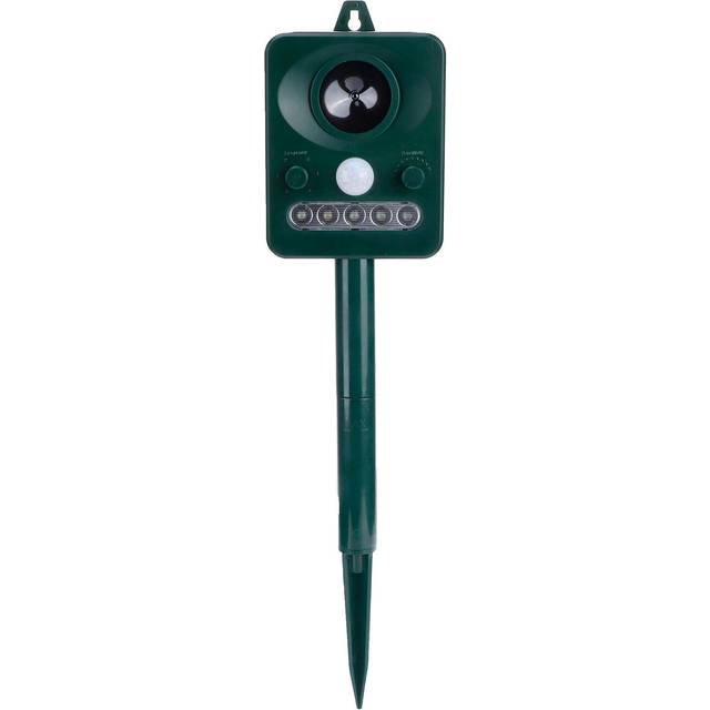 Solar Bird Repellent Outdoor USB Ultrasonic Mouse Insect Repeller with LED Strobe Light
